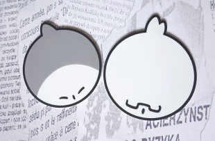 小绿和小蓝周边 永灰杯垫小灰大白鸟饼杯垫 作者寄卖/笛子Ocarina