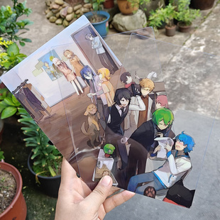 小绿和小蓝周边 绿蓝后台pvc三叠透卡 绘/派派 企/云间cd29