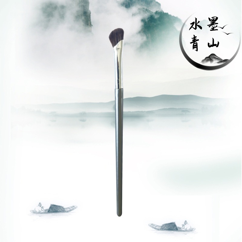 镰刀鼻影刷半扇形斜头化妆刷