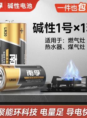 南孚1号电池大号一号碱性电池燃气灶手电筒煤气灶电池车位锁LR20