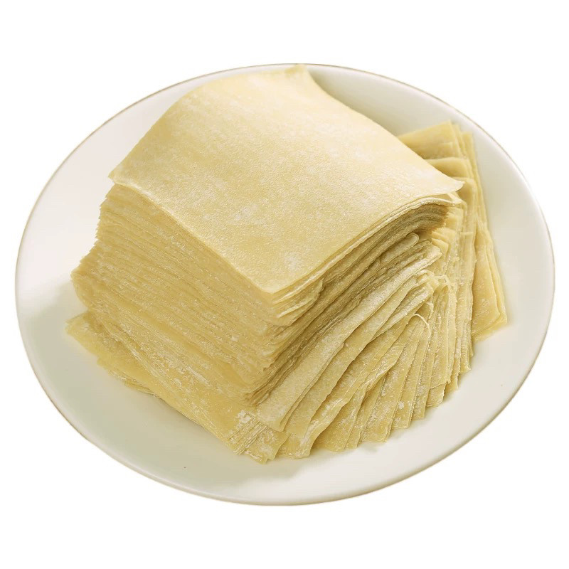 潘表叔港式全蛋云吞皮广式馄饨皮碱水脆皮大小云吞饺子面店专用皮