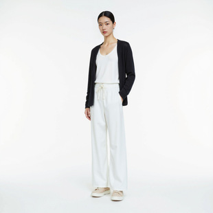 【衡嘉 HH】2025蚕丝松紧牛仔裤女休闲宽松中腰HJ69K34棉街头风