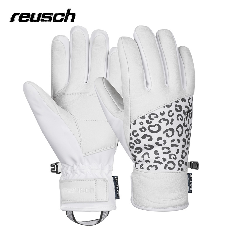 Reusch炫驰冬季防水防风单板滑雪手套女防寒保暖竞技运动手套防滑