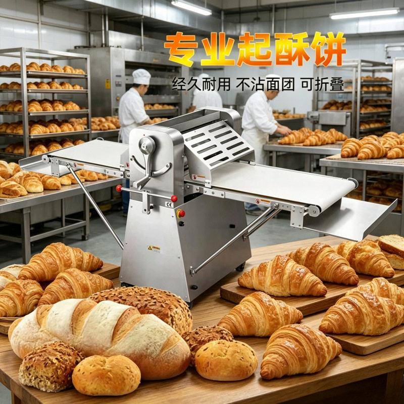 商用起酥机不锈钢电动开酥机老婆饼酥皮千层酥面包店烘焙机械设备