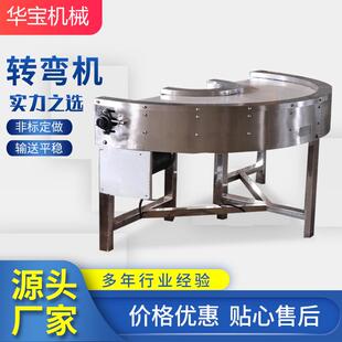 转弯机180度快递分拣环形传送带食品自动化输送设备U型转弯机