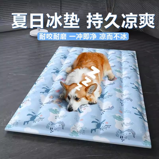 宠物冰垫凉席垫子狗狗夏天凉垫猫咪冰床睡垫地垫降温用品夏季冰窝