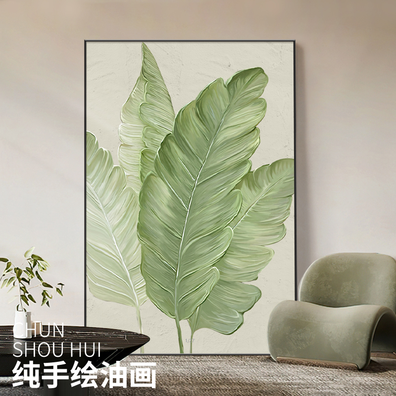 日照金山油画肌理画纯手绘