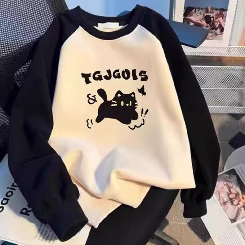 女童长袖T恤女大童秋季洋气内搭