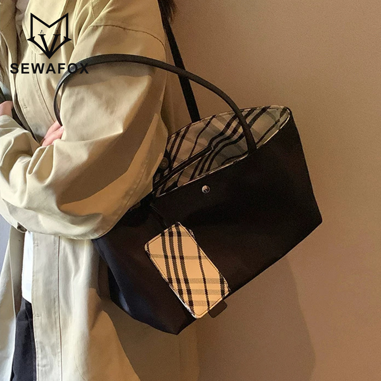 SEWAFOX托特包子母包大容量女包