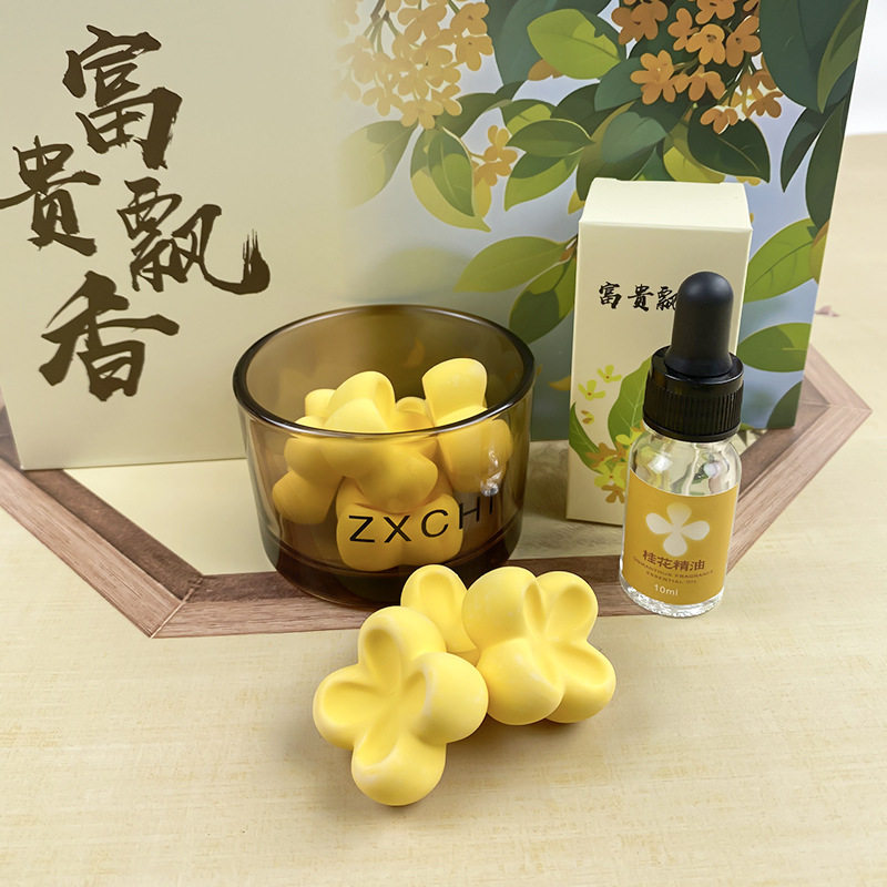 桂花植物香薰扩香石无火