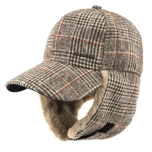 冬季帽子女抗严寒护耳雷锋帽男2024新款加绒加厚骑车东北防寒保暖