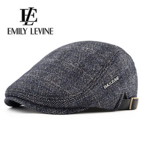 EmilyLevine英伦冬季羊毛呢加绒