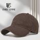 2024春季 新款 棕色棒球帽女韩版 大头围帽子男款 显脸小时尚 潮牌软顶