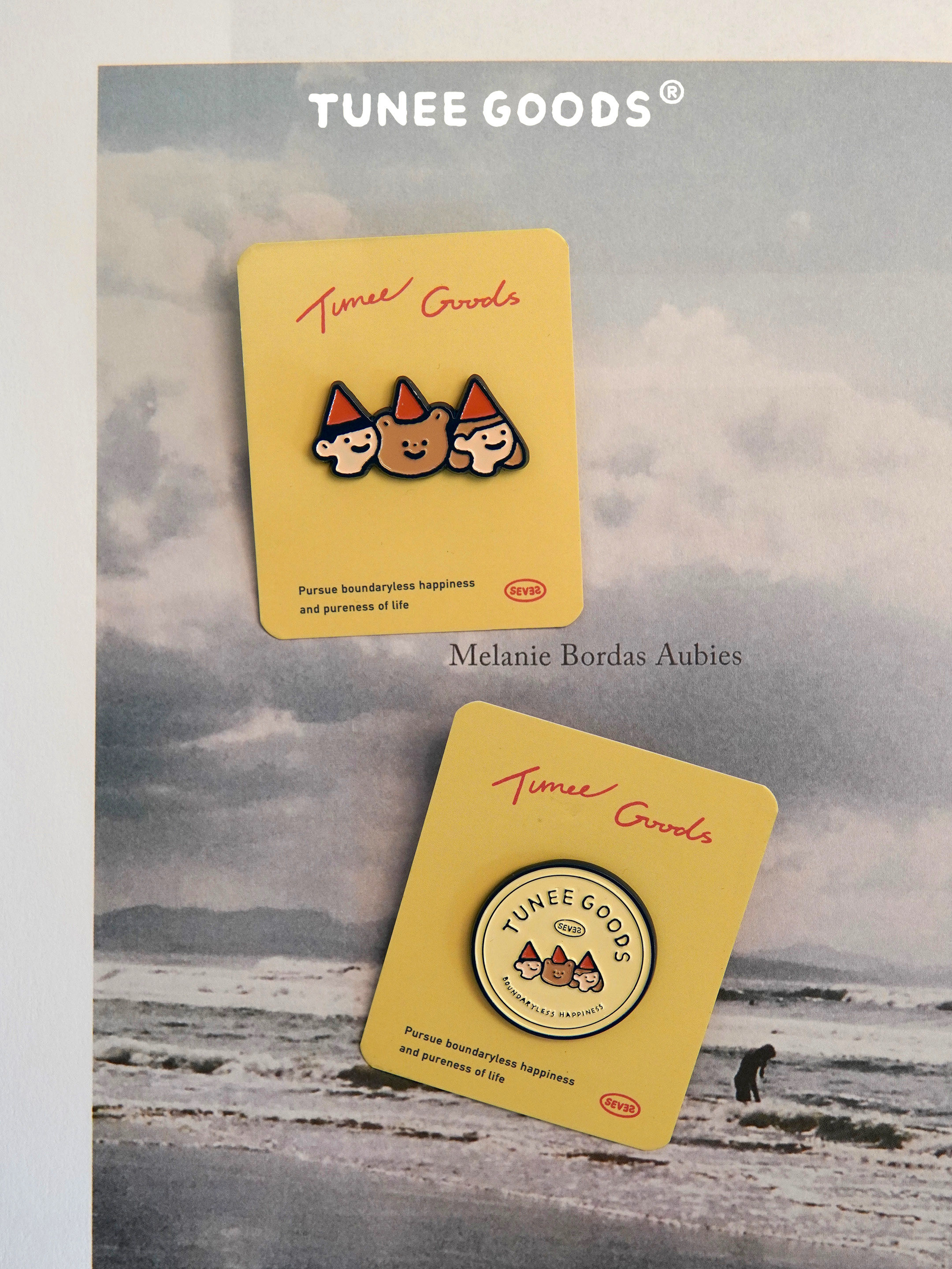 TUNEE GOODS 复古可爱黄铜徽章 立体烤漆金属PIN胸针装饰小熊团子,节庆用品/礼品,文化创意邮册/出版物/徽章,淘宝优惠券,粉丝福利购,淘宝优惠卷