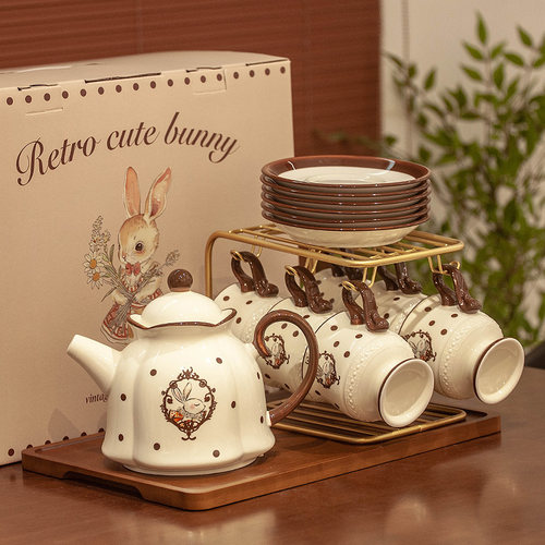 吴猪猪复古美拉德陶瓷水具