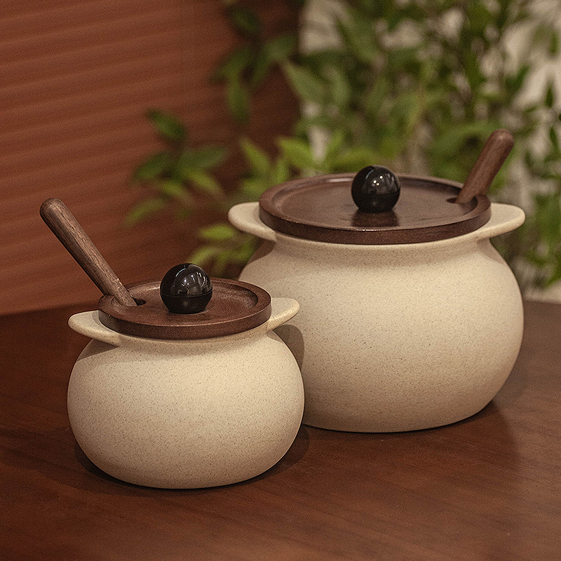 吴猪猪复古家用猪油罐厨房