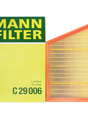 路虎揽胜极光 神行者2 发现神行2.0T曼牌空气滤芯格滤清器C29006