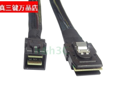 直销Mini SAS线全新SFF 8643转SFF 8087阵列卡背板转接线50CM 1米