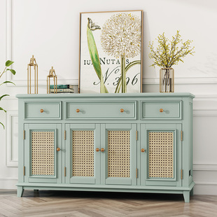 复古藤编柜子改造贴纸家具翻新贴玻璃柜门竹编墙纸自粘鞋柜装饰贴