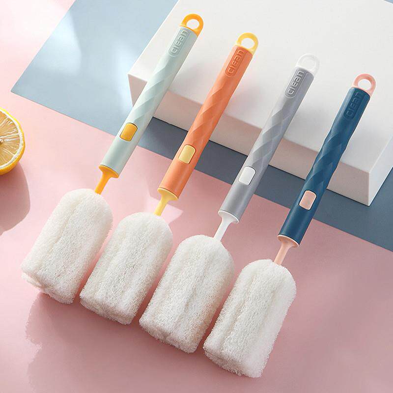 日本杯刷家用厨房洗杯子神器水杯奶瓶清洁刷杯刷子长柄刷头可替换