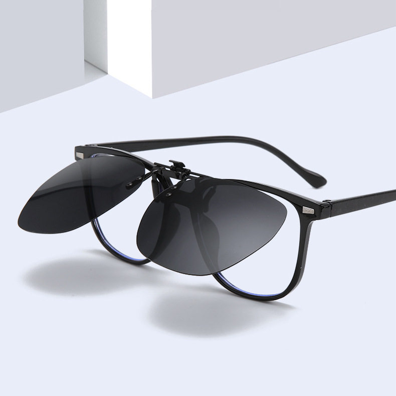 墨镜夹片男超轻开车专用太阳镜偏光镜片夹片式近视眼镜日夜两用女