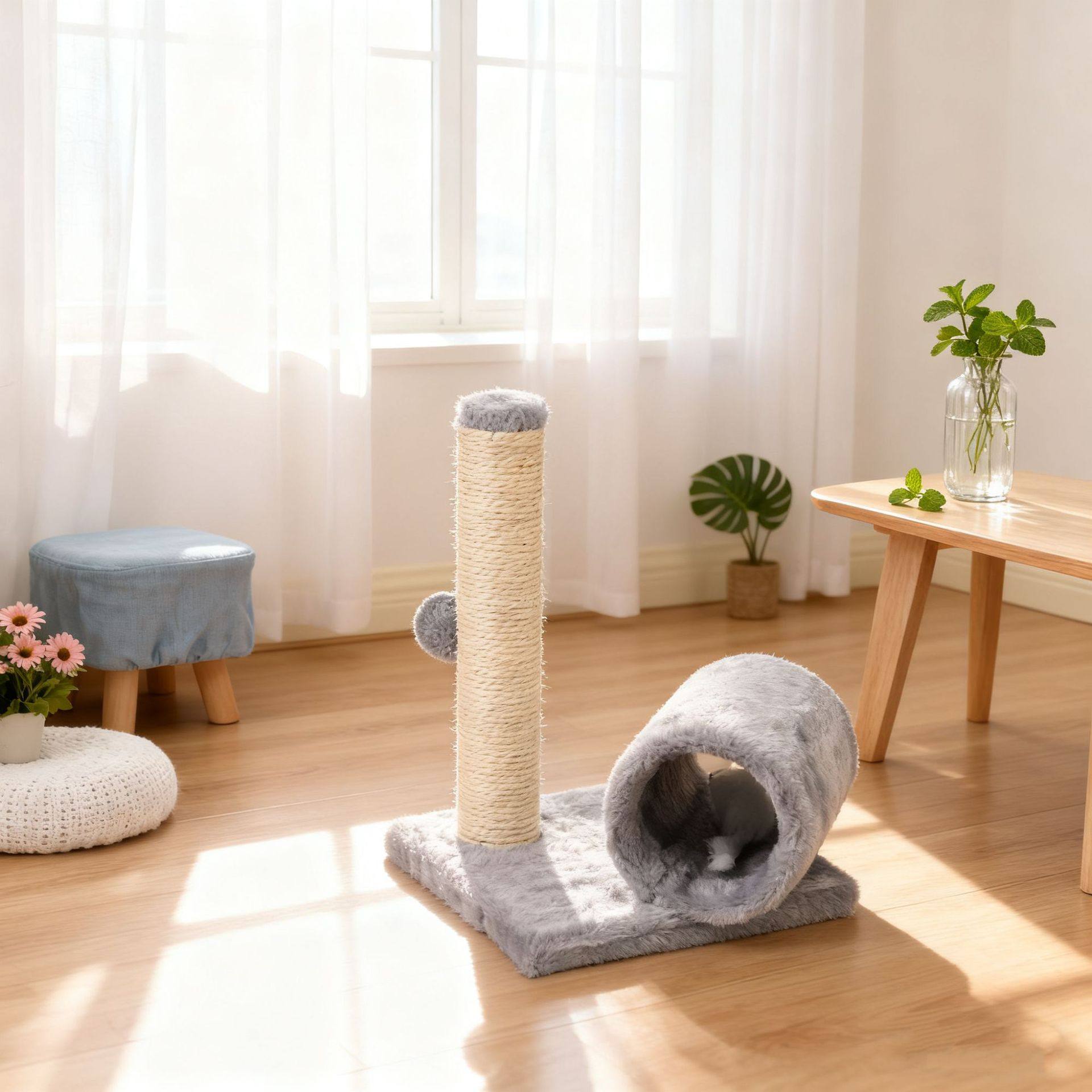 爆款猫爬架小型剑麻猫抓柱猫洞磨爪器猫抓板弹簧老鼠幼猫宠物玩具,宠物/宠物食品及用品,宠物智能玩具,淘宝优惠券,粉丝福利购,淘宝优惠卷