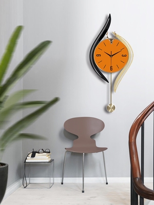 现代轻奢立体钟表静音扫秒挂钟墙上客厅餐厅创意时尚家居装饰时钟