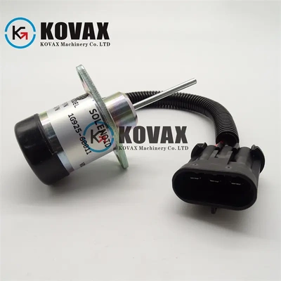 适用久保田山猫发动机V2203停止电磁阀1G925-60011熄火电磁阀12V