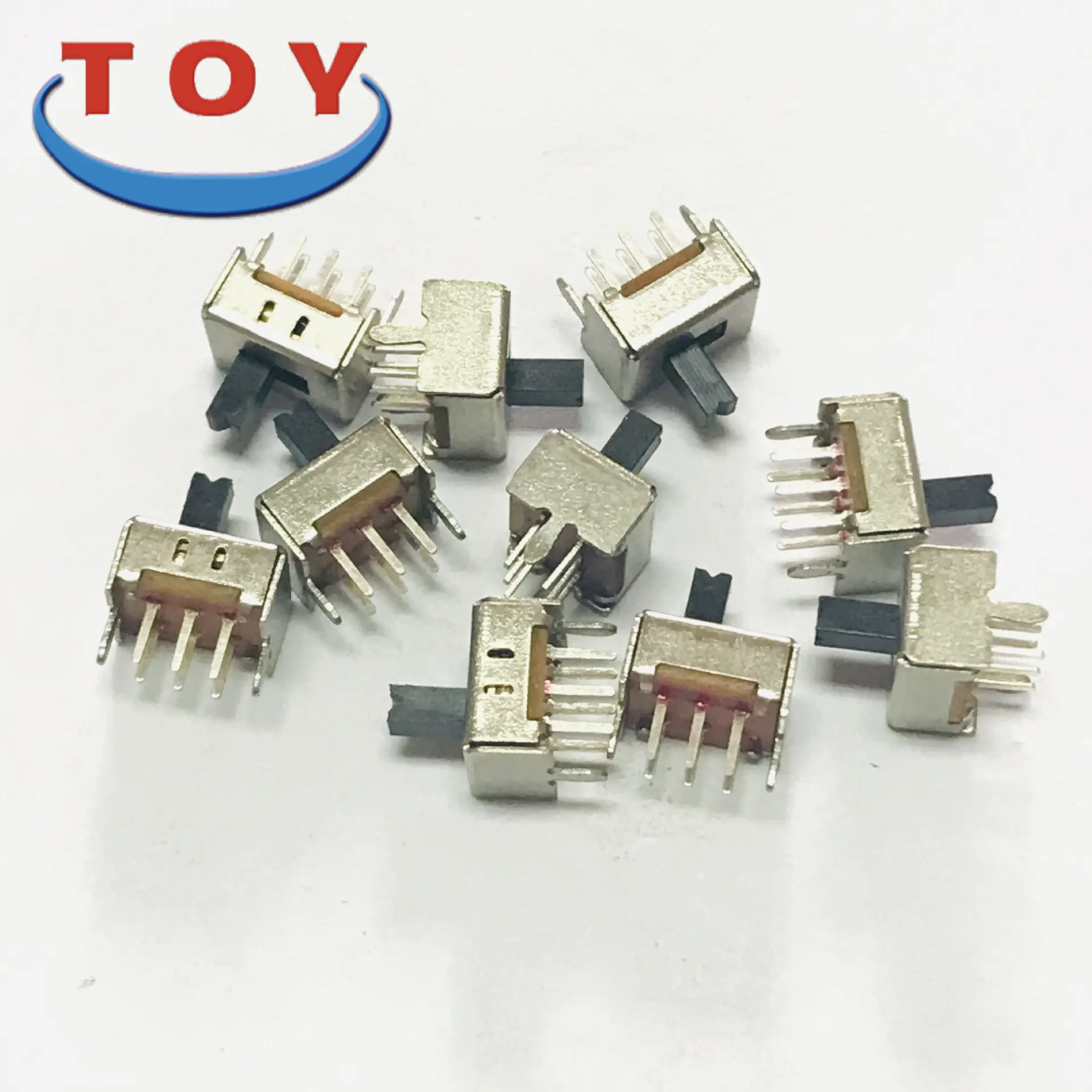 源头直销拨动开关 SS22D07 H片2档滑动开关 2P2T玩具开关
