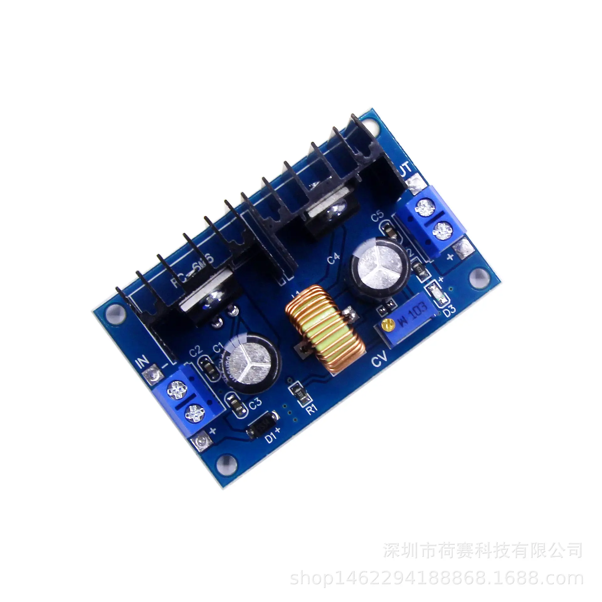 DC-DC大功率可调降压电源模块XL4016E1调压板250W 8A带稳压