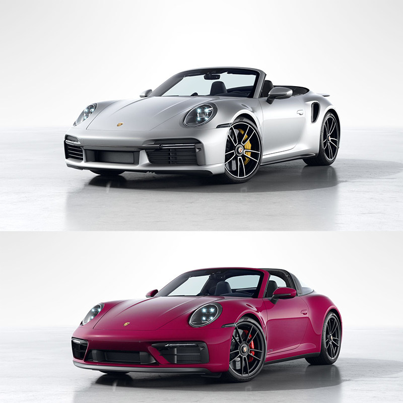 minichamps迷你切43保时捷porsche 911 992 turbo s 2019汽车模型