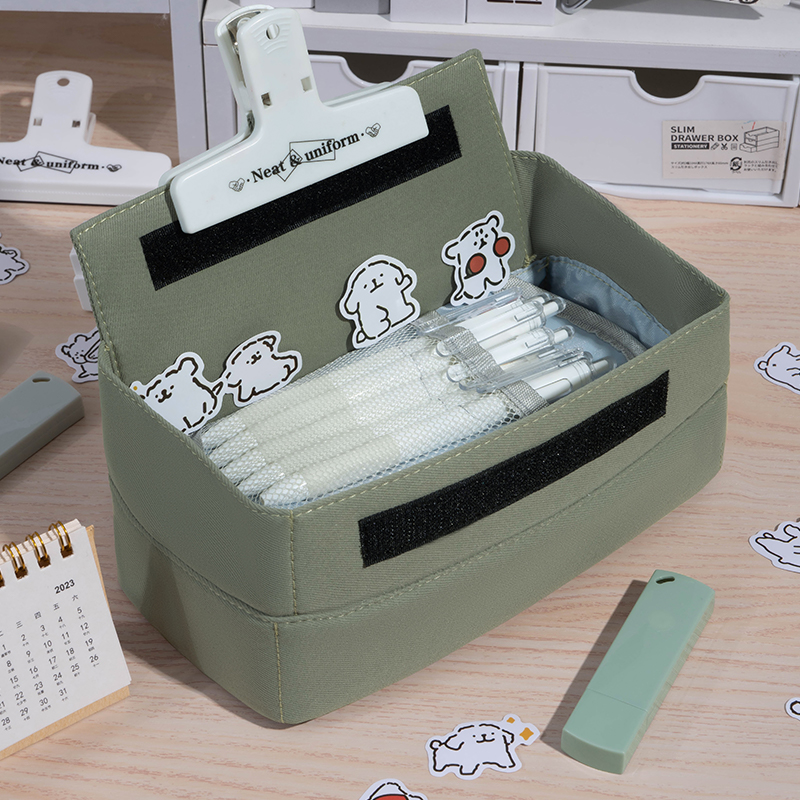 容量大翻盖高颜值文具盒铅笔盒
