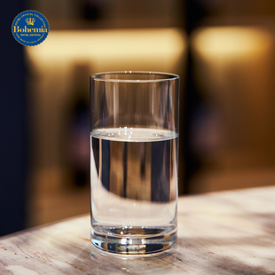 捷克进口BOHEMIA水晶玻璃LARUS经典饮料牛奶耐热家用泡茶平底水杯