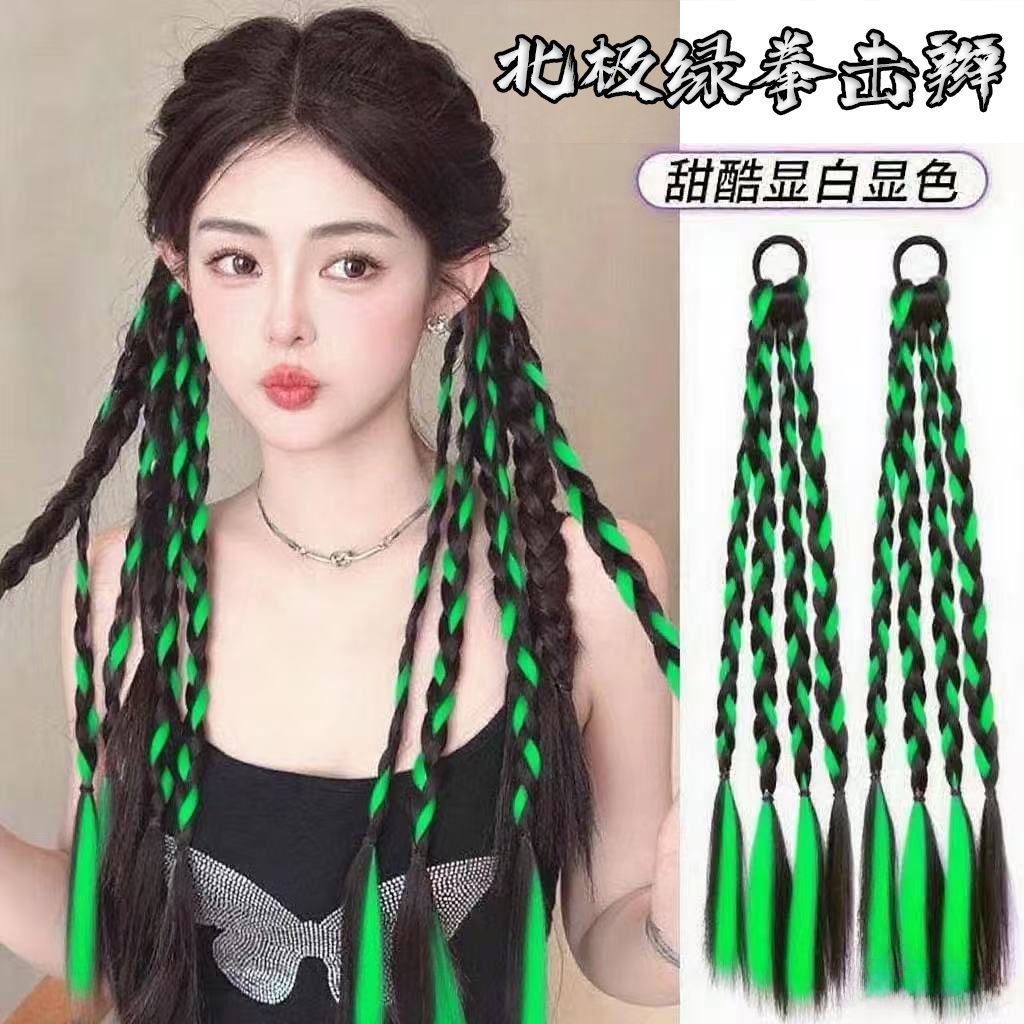 演唱会应援绿色星星发夹脸贴