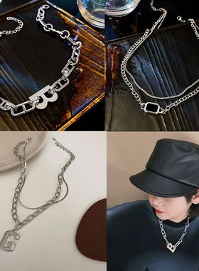 欧美项链ins饰品潮女钛钢