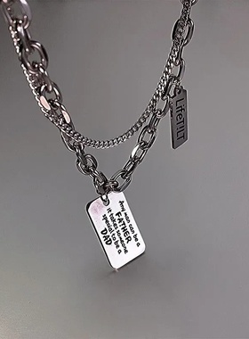 儿童项链男孩潮装饰高级感男童