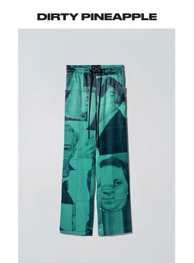 DIRTY PINEAPPLE 休闲裤女夏季薄款显瘦阔腿裤西装裤高级感垂感