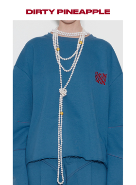 DIRTYPINEAPPLE宽松版型E-StaffSweatshirt刺绣毛圈卫衣