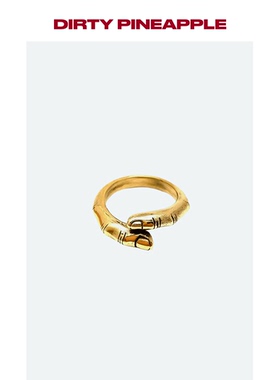 DIRTYPINEAPPLE周震南王鹤棣同款复古重工开口情侣戒指小众设计