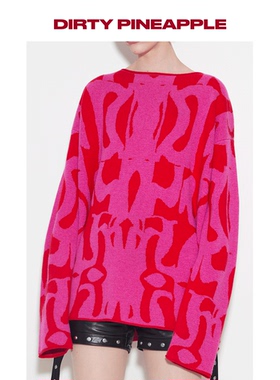 DIRTYPINEAPPLEDoper's 针织毛衣套头衫男女同款