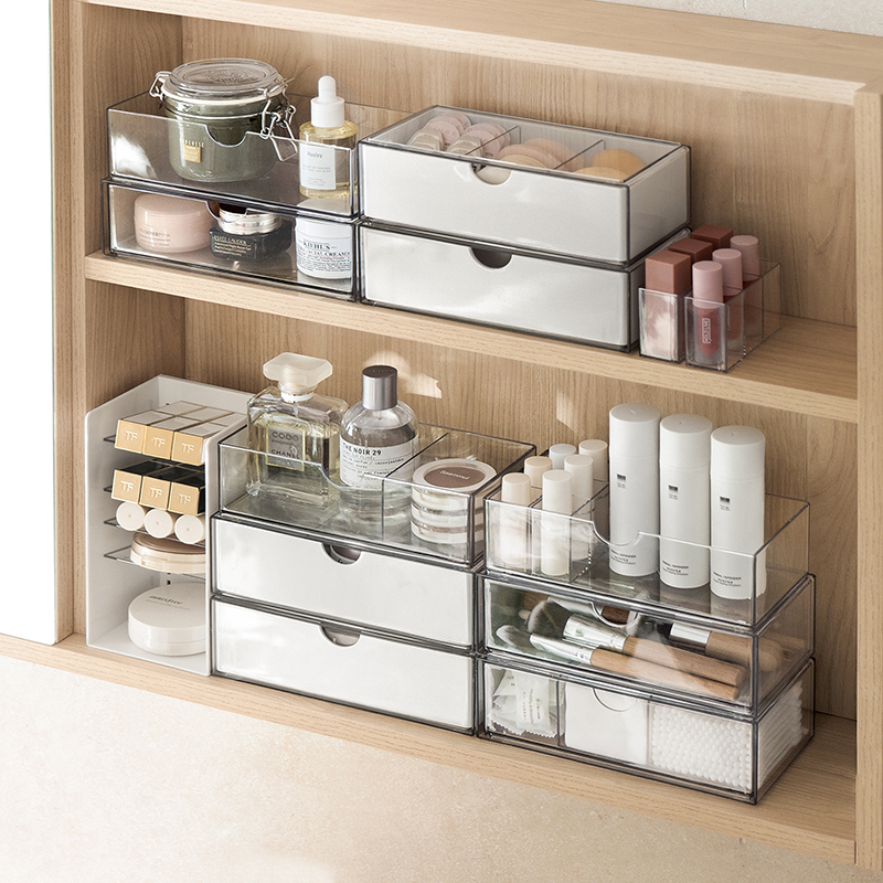 卫生间抽屉式收纳镜柜收纳盒