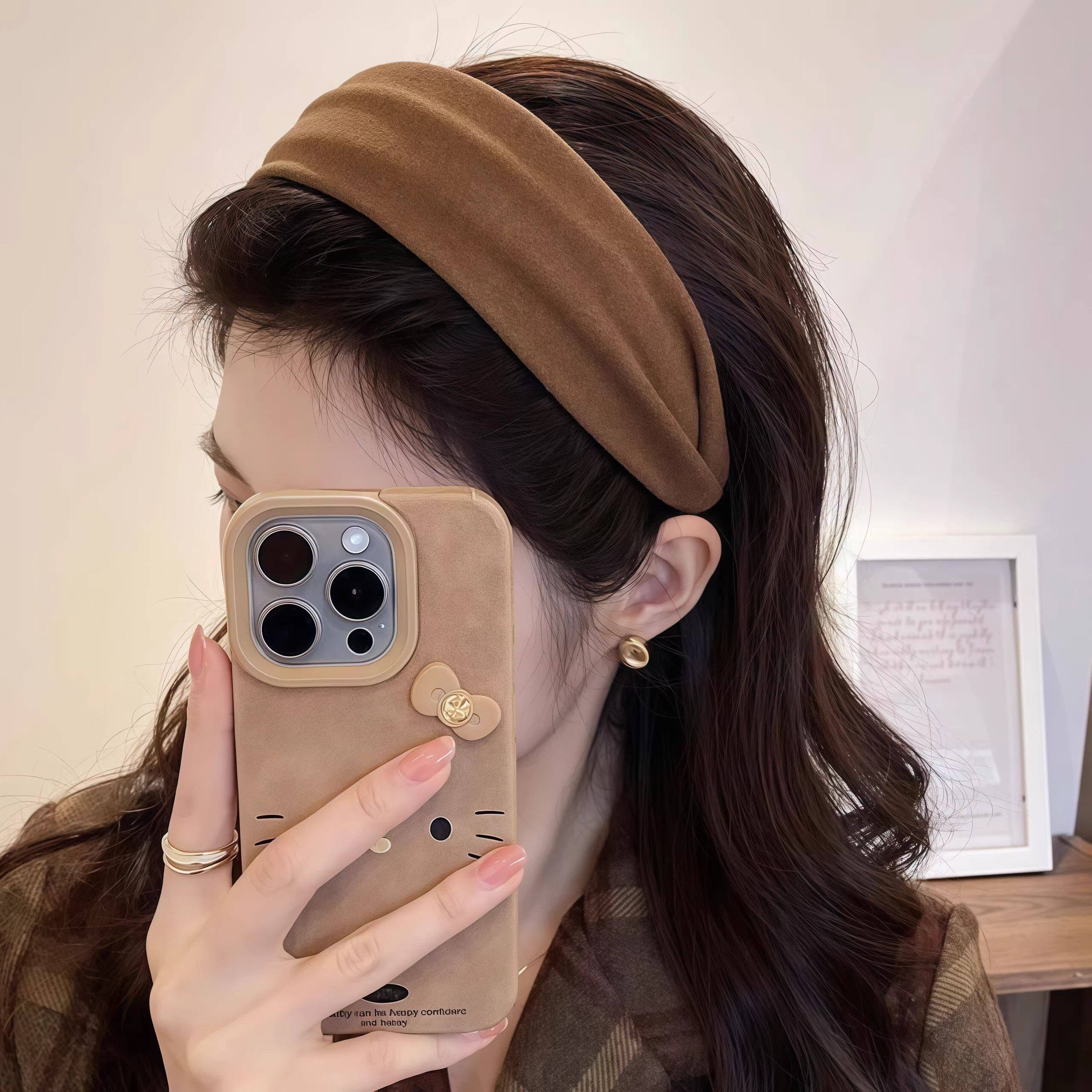 宽边复古秋冬针织发箍加厚百搭发饰洗脸发卡头箍发带头饰2026新款