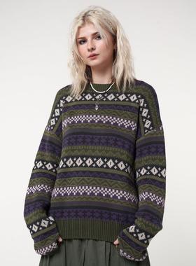 autumn winter women striped warm sweater womens pullover