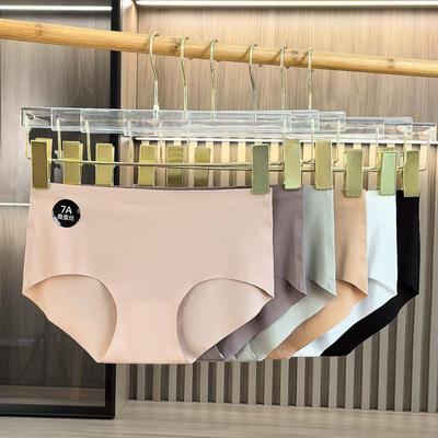 women antibacterial silk seamless underwear briefs silk