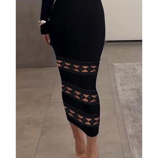patch solid lace Off color sleeve shoulder one