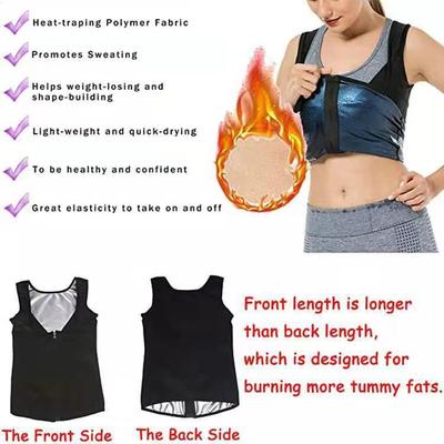 belly yoga sauna sports zipper fitness suit tight tight