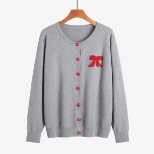Top Knitted Girl Color Hot Contrast Towel Fat Embroidery