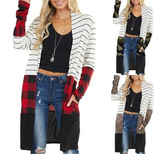 contrast stitching Womens womens plaid striped color