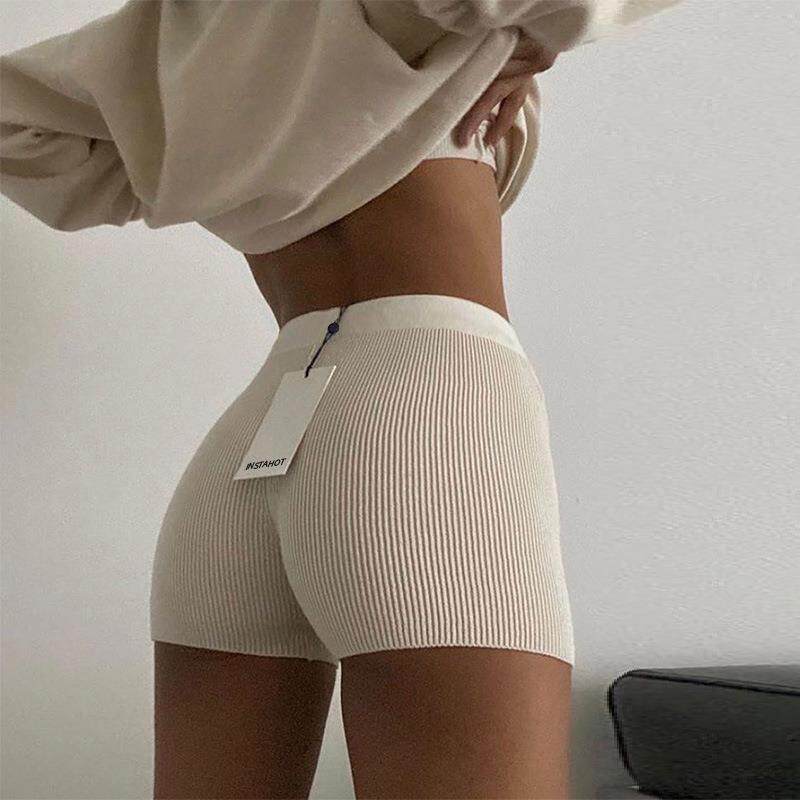 shorts boxer small style street women for shorts knitted