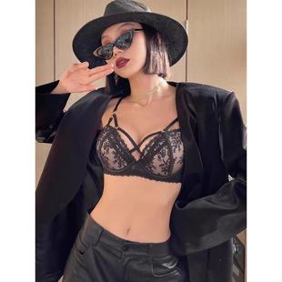 sexy sagging and show big push chest lace bra set